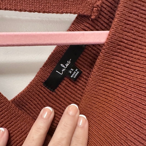 Lulu's Rust Mini Dress - Picture 5 of 6